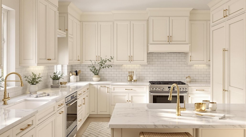 soft and sophisticated kitchens