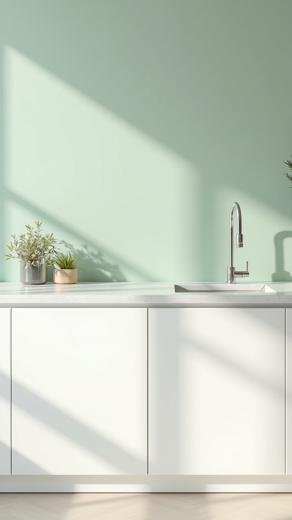soft green pastel tranquility
