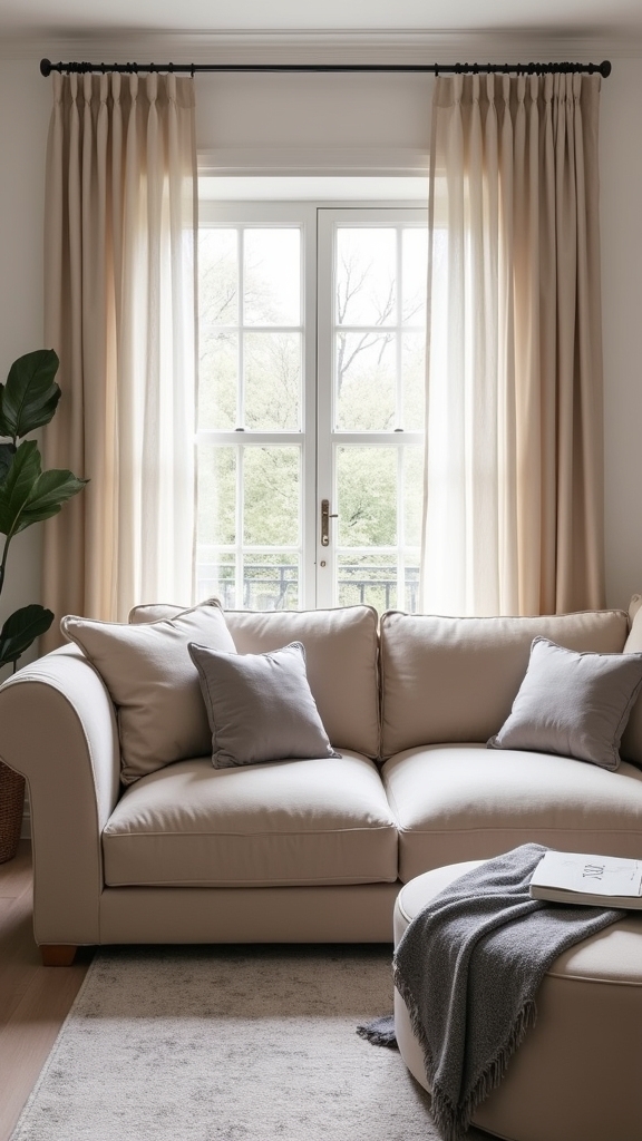 soft neutral living room colors
