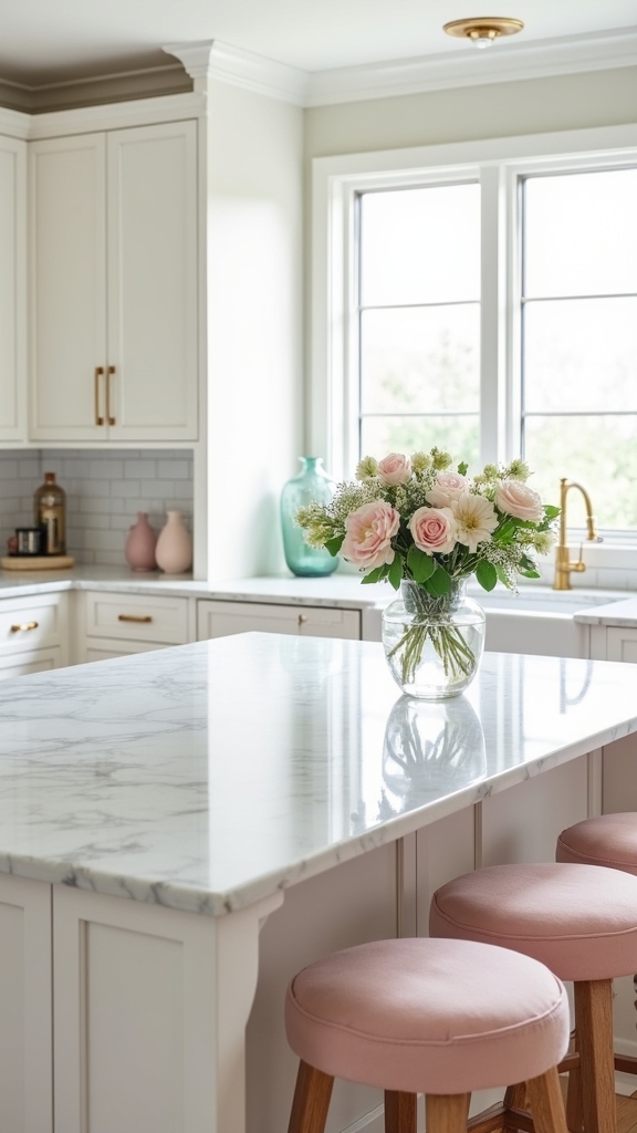 soft pastel kitchen decor