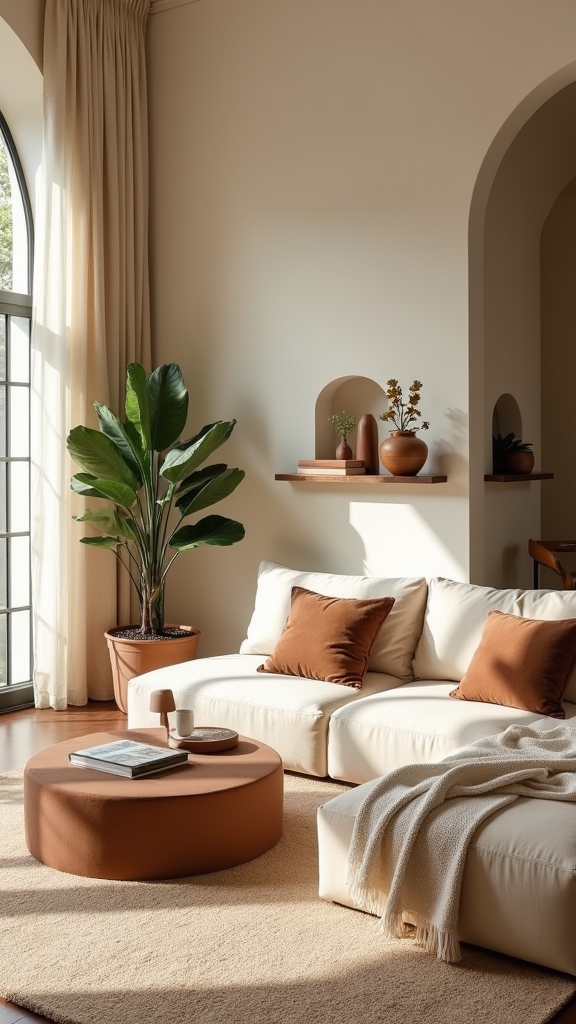 sophisticated beige and brown