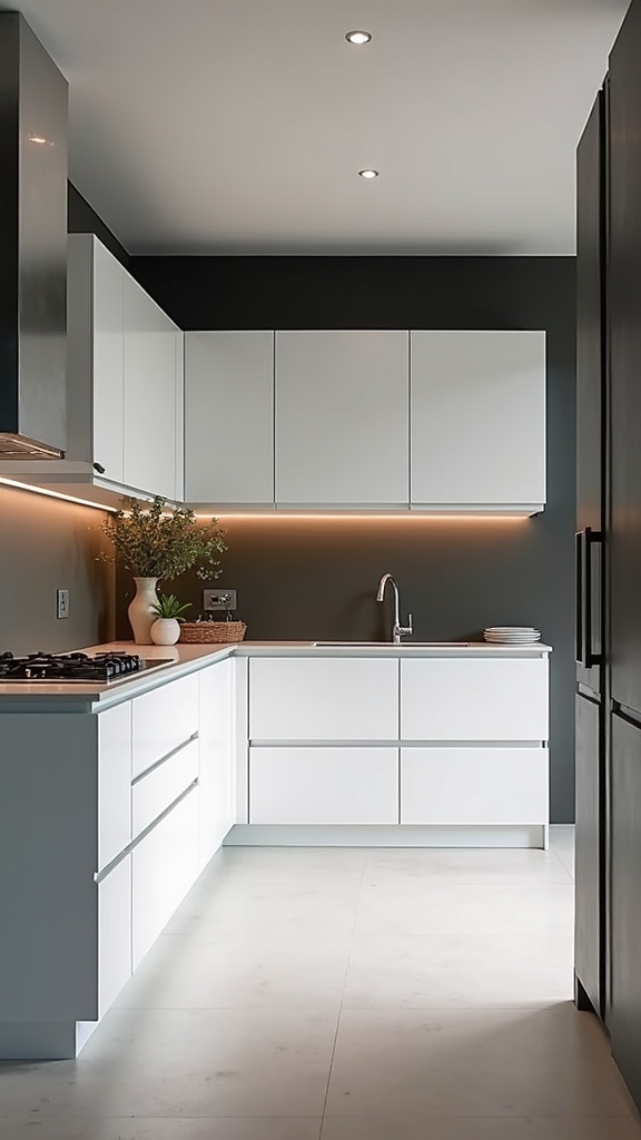 sophisticated charcoal gray kitchens