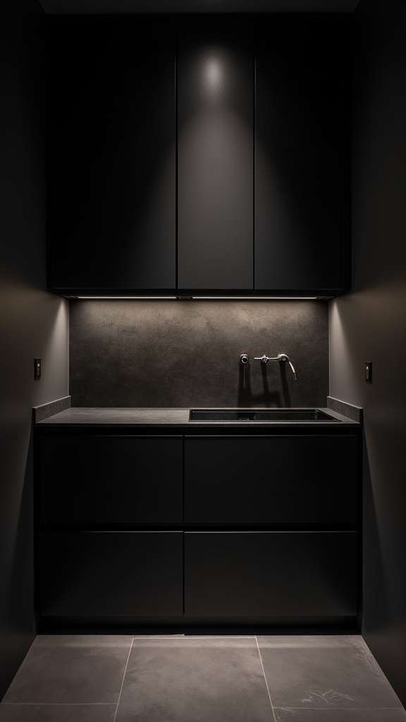 sophisticated compact kitchen design