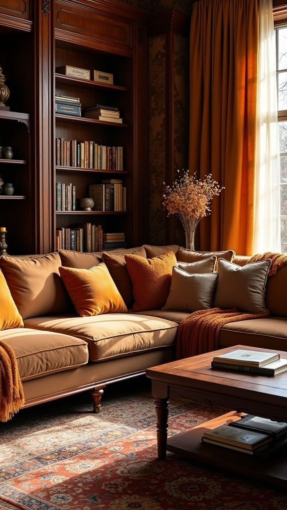 sophisticated contrast and warmth