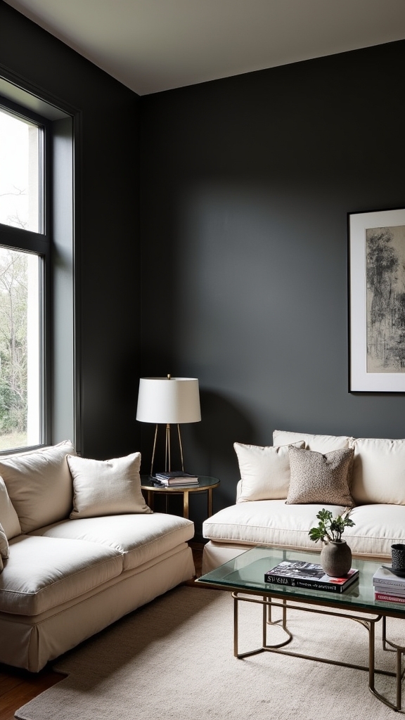 sophisticated dark grey elegance
