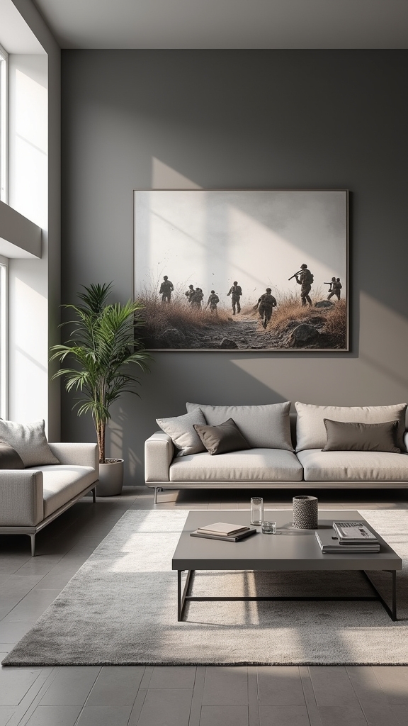 sophisticated dramatic charcoal ambiance