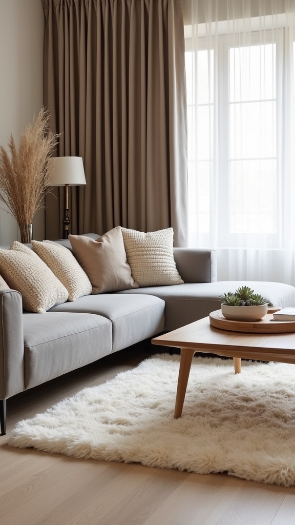sophisticated layered neutral tones