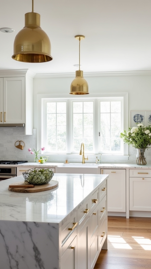 sophisticated rustic white kitchen