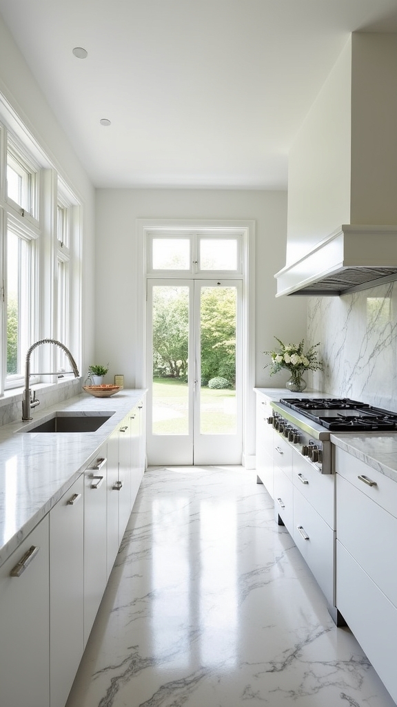 sophisticated transitional kitchen design