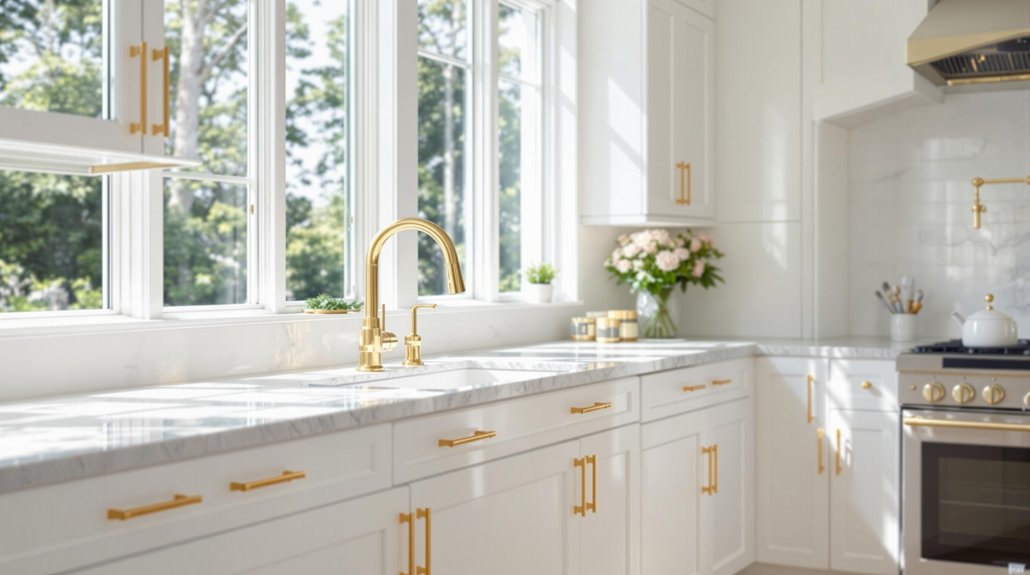 sophisticated white kitchen designs