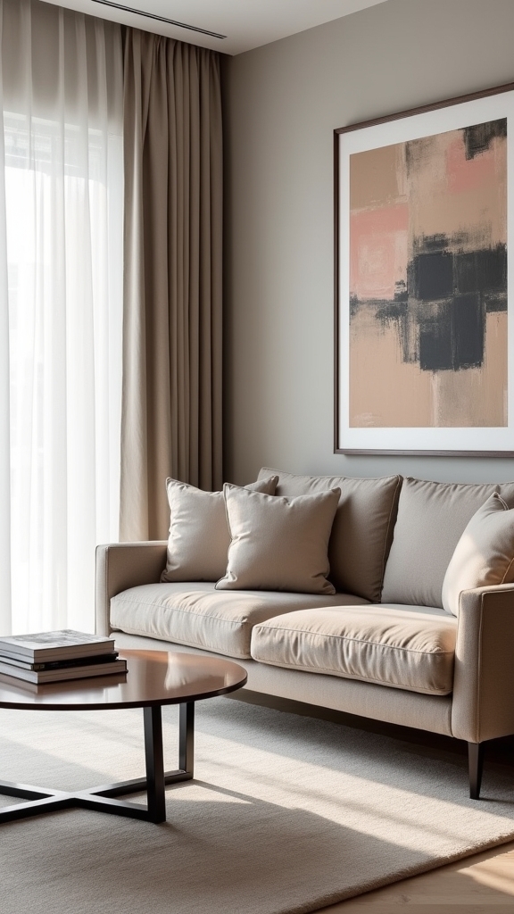 statement artwork enhances aesthetics