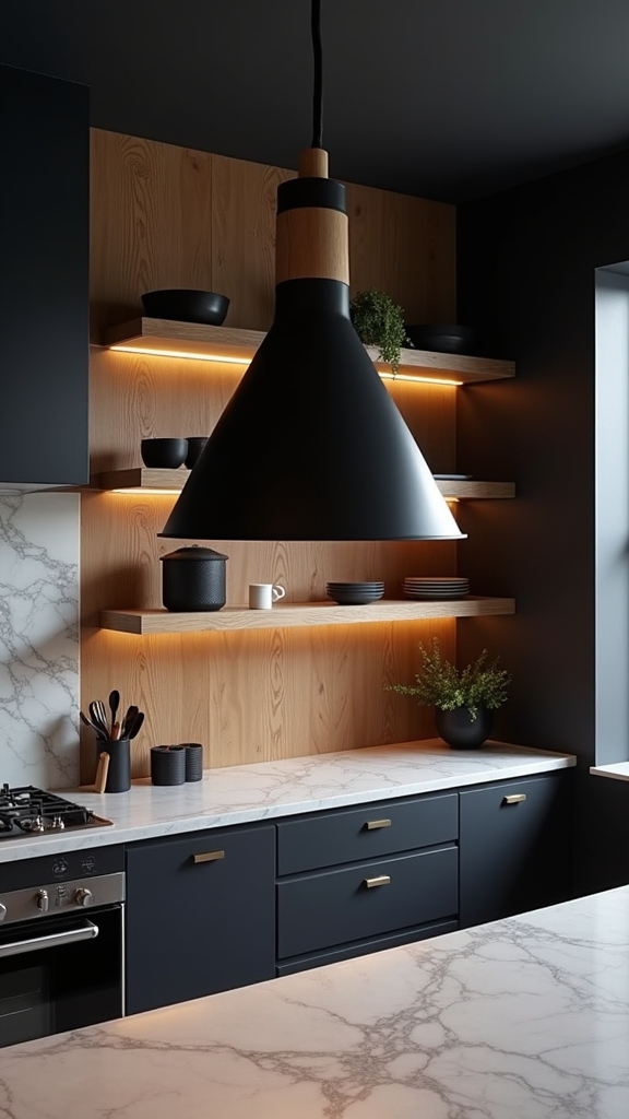 statement lighting enhances ambiance