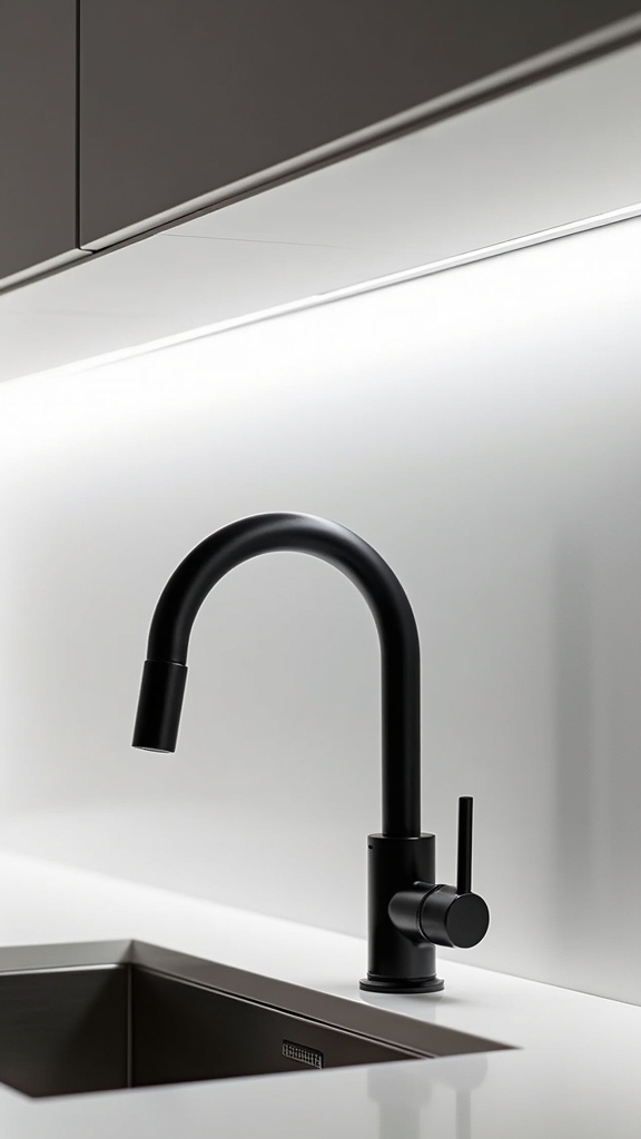 stylish black faucet upgrades