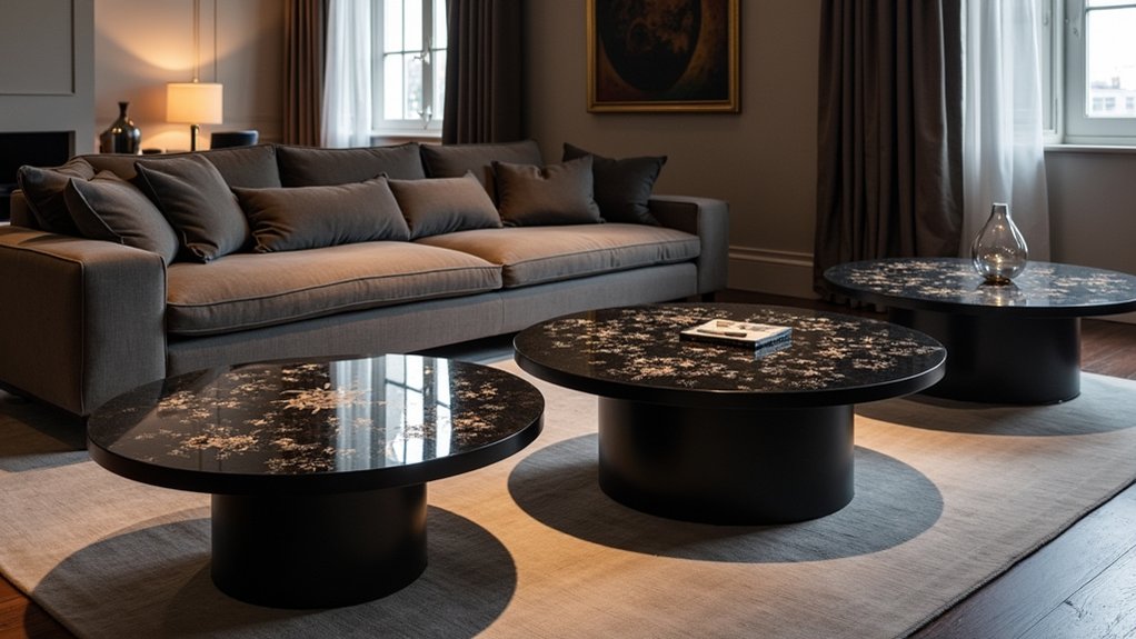 stylish black table designs