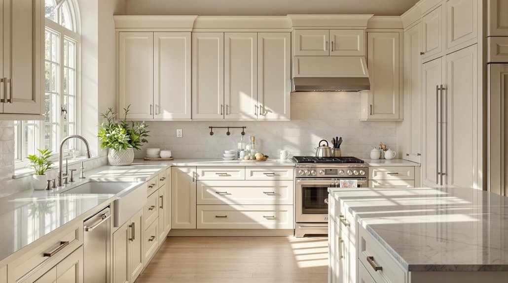 stylish cream kitchen designs