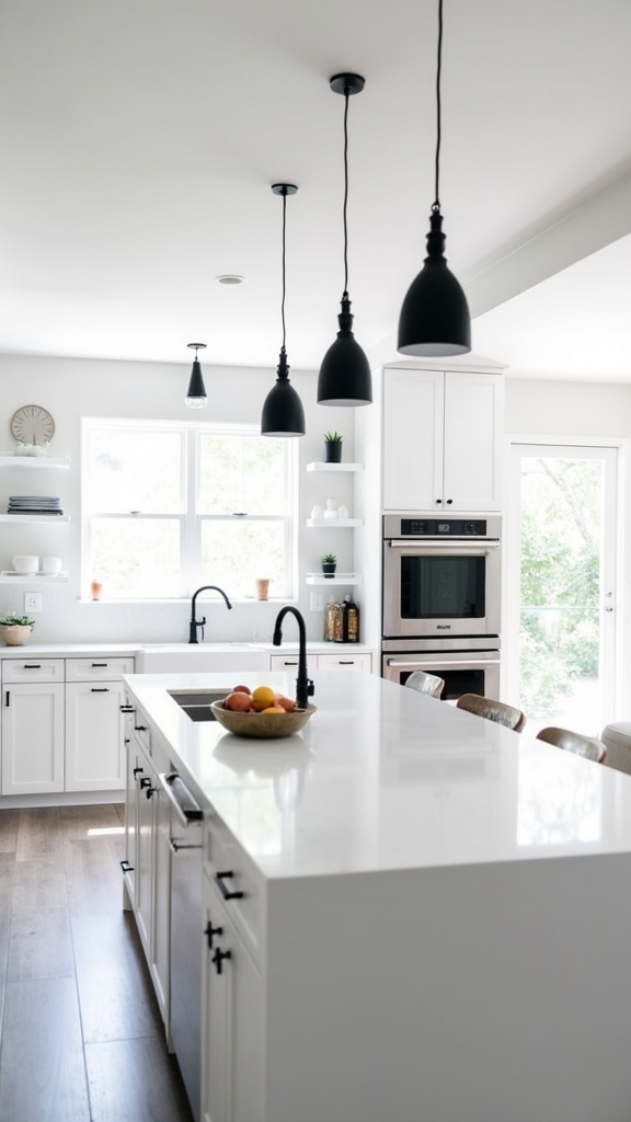 stylish functional black hardware