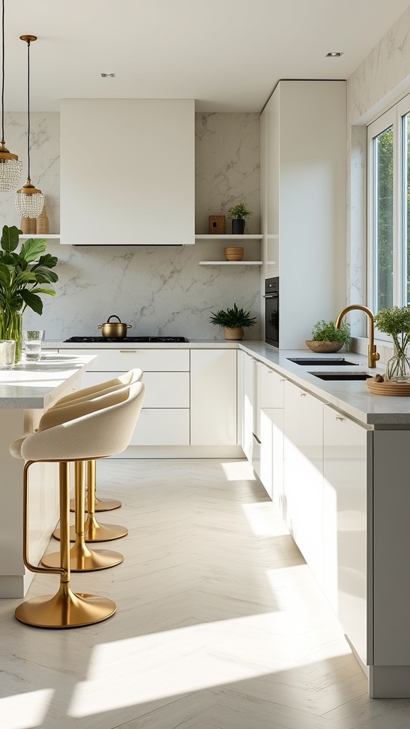 stylish functional kitchen seating