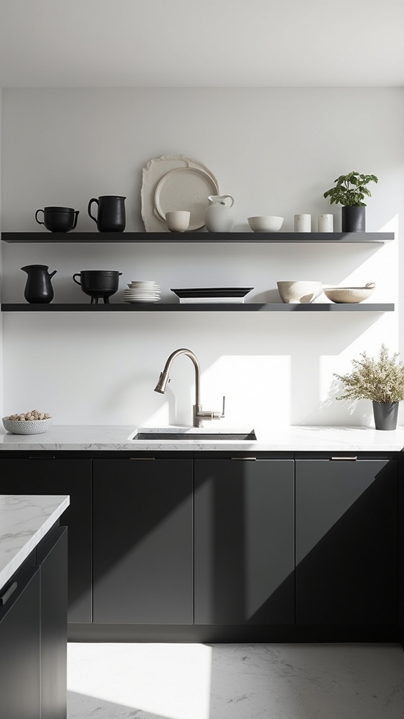 stylish open shelving solutions