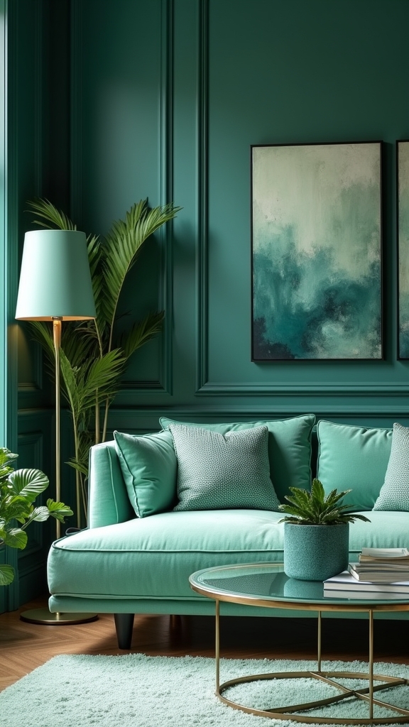 teal and mint harmony