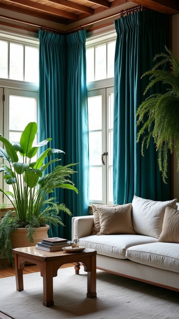teal wood greenery synergy