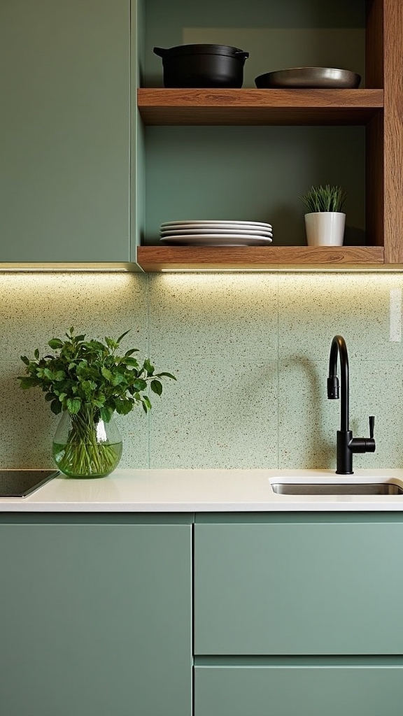 terrazzo backsplashes for kitchens