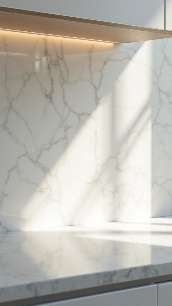 textured backsplash enhances aesthetics