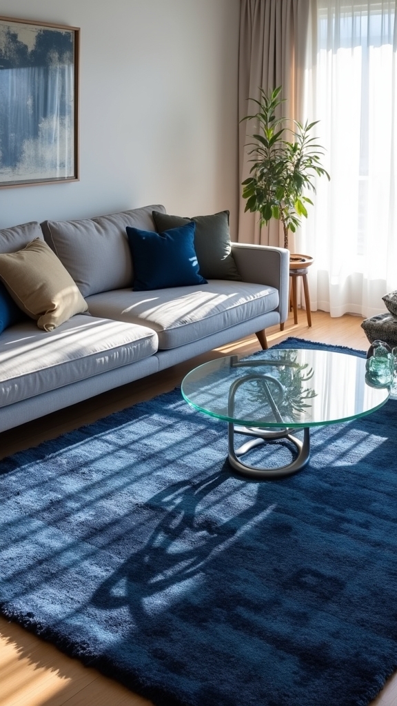 textured blue rugs comfort design