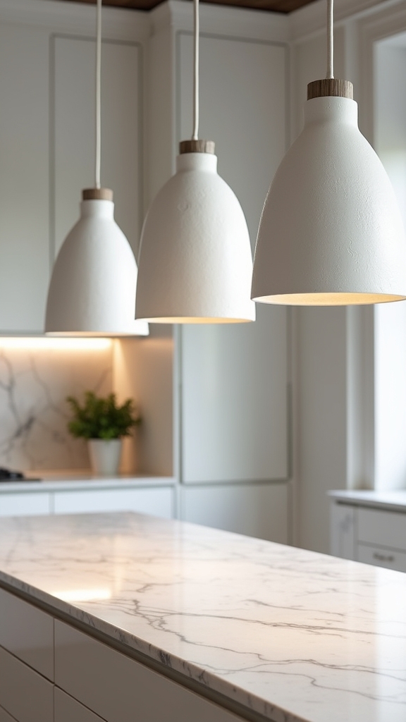 textured ceramic pendant shades