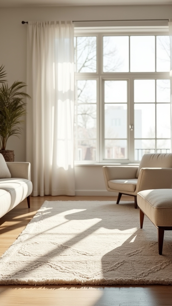 textured cream rugs enhance warmth
