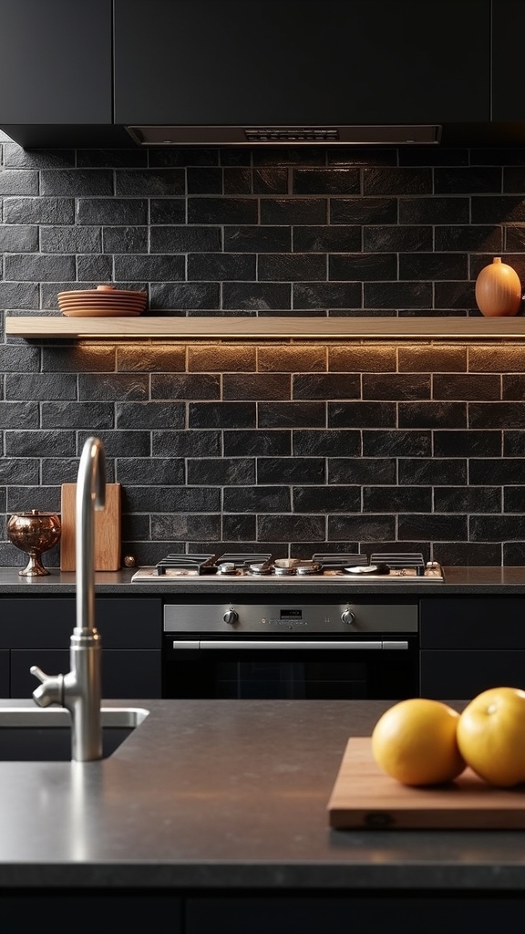 textured depth in kitchens