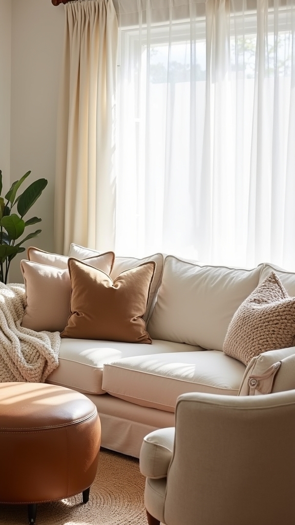 textured fabrics enhance depth