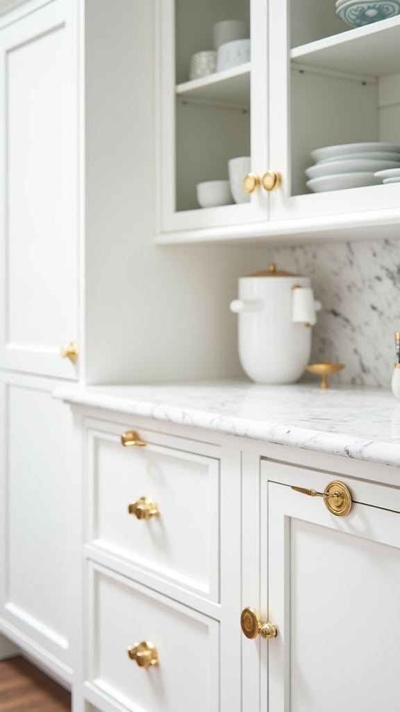 textured white island elegance