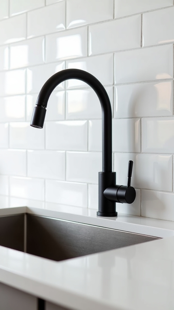 timeless black and stainless design