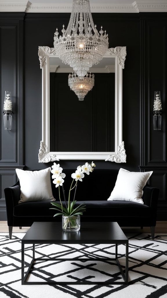 timeless black and white elegance