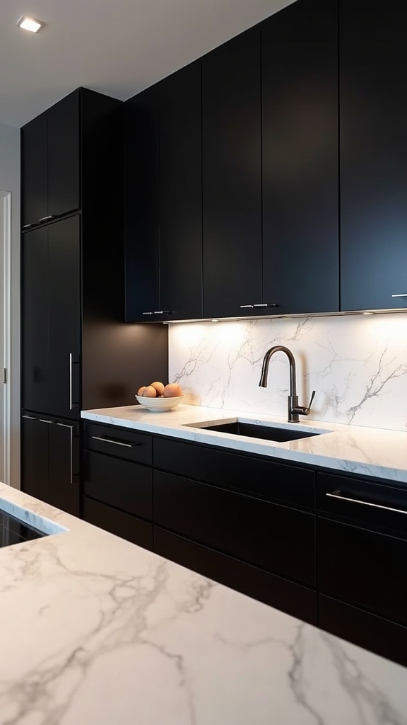 timeless contrast in kitchens