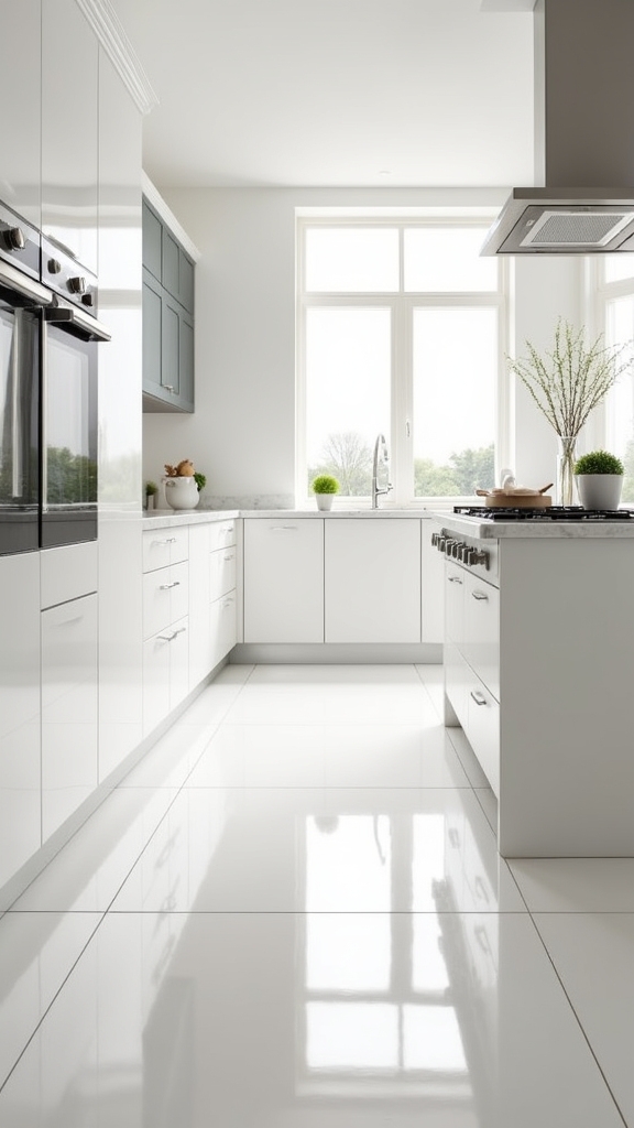 timeless glossy porcelain tiles