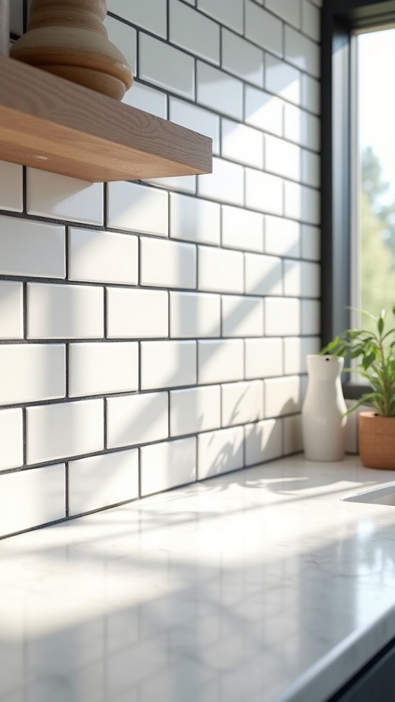 timeless modern tile contrast