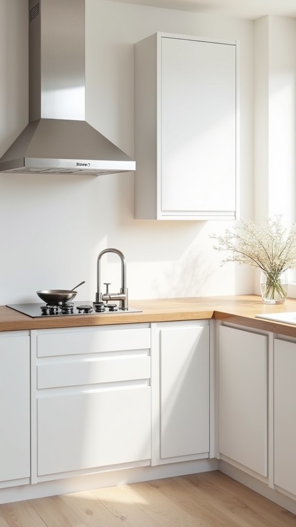 timeless oak and white
