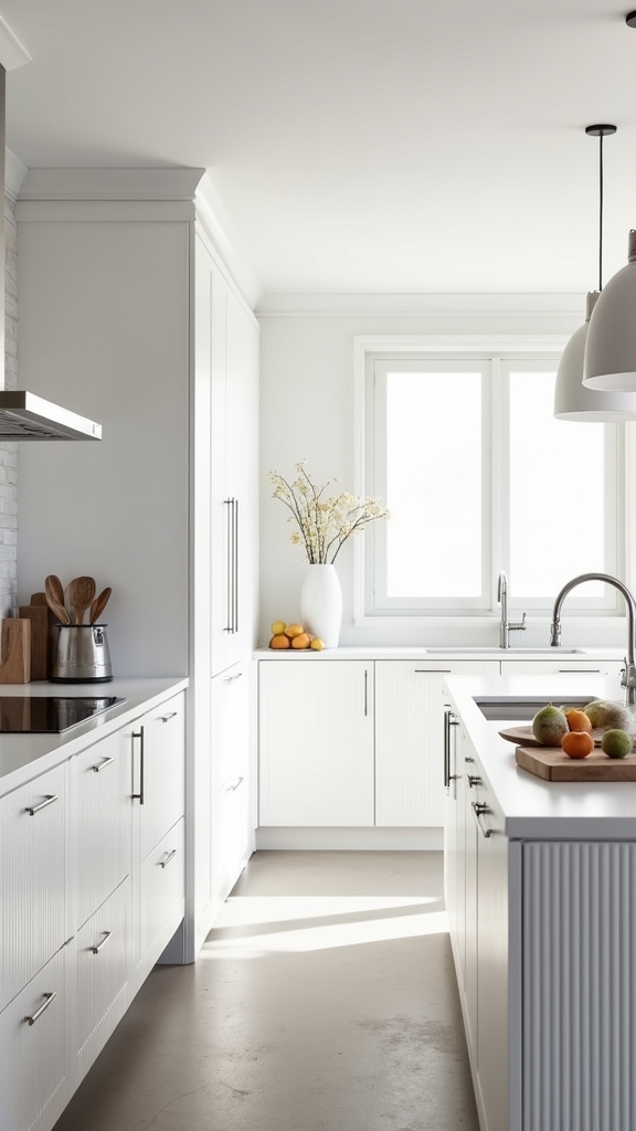 timeless white cabinetry design