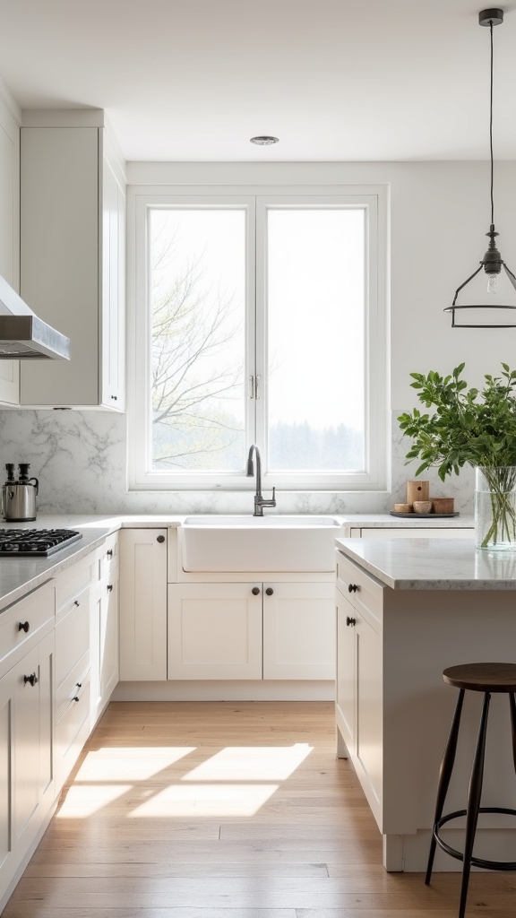 timeless white kitchen elegance