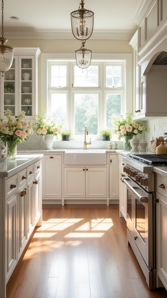 timeless white kitchen elegance