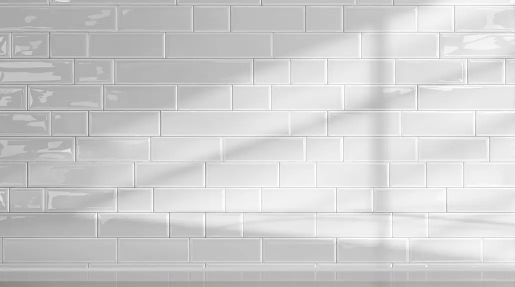 timeless white kitchen tiles