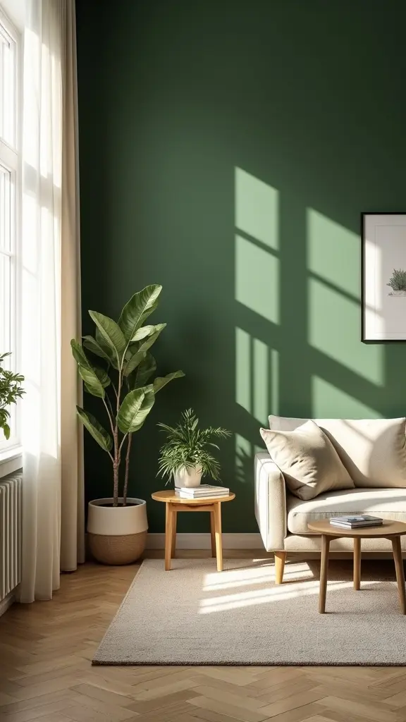 tranquil green and neutral