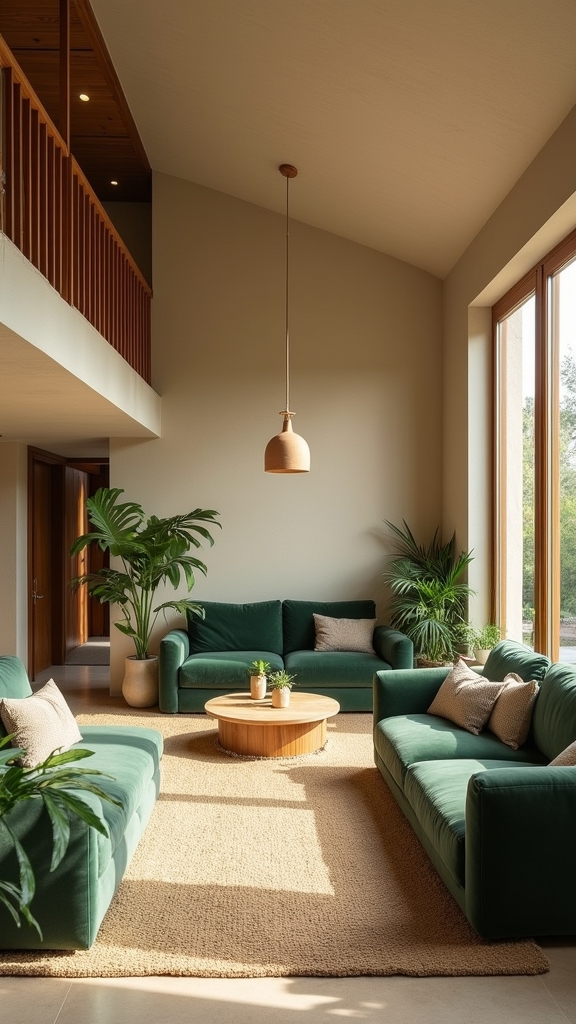 tranquil open living spaces