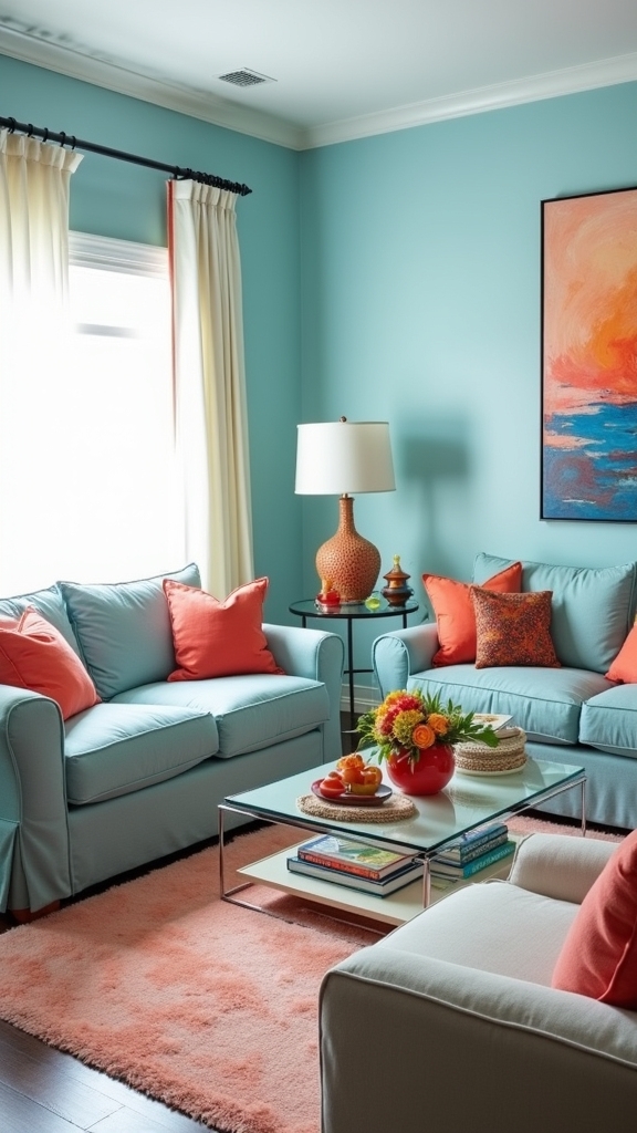 tranquil warmth through color