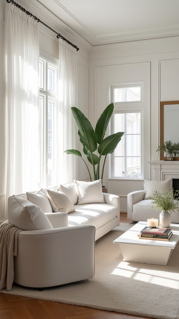 transforming white living rooms
