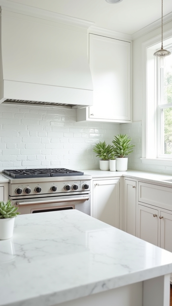 trendy white finishes transform kitchens