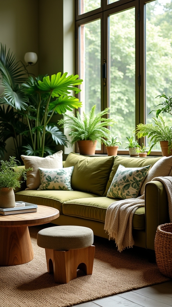 tropical plants enhance interiors