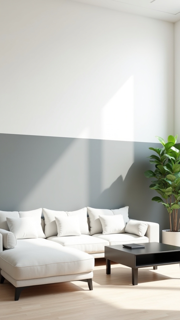 two tone wall design techniques
