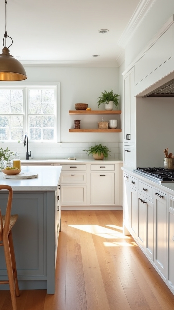 two toned cabinetry elegance